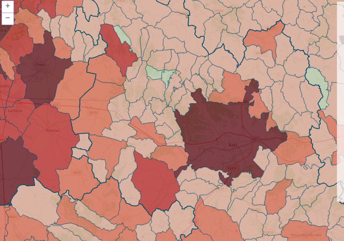 Covid 19, ad Asti città 902 positivi. Restano Covid free sette Comuni astigiani Covid 19, ad Asti città 902 positivi. Restano Covid free sette Comuni astigiani