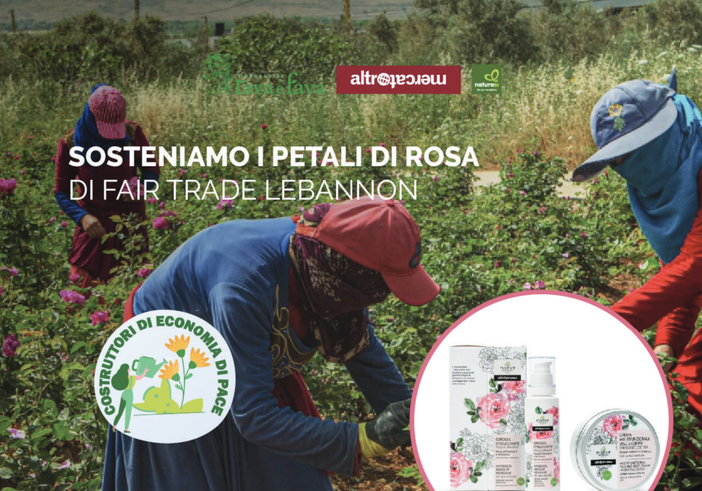 Dal 3 al 14 maggio alla Bottega Rava e Fava focus sulle produttrici di rose di Damasco del Libano Dal 3 al 14 maggio alla Bottega Rava e Fava focus sulle produttrici di rose di Damasco del Libano