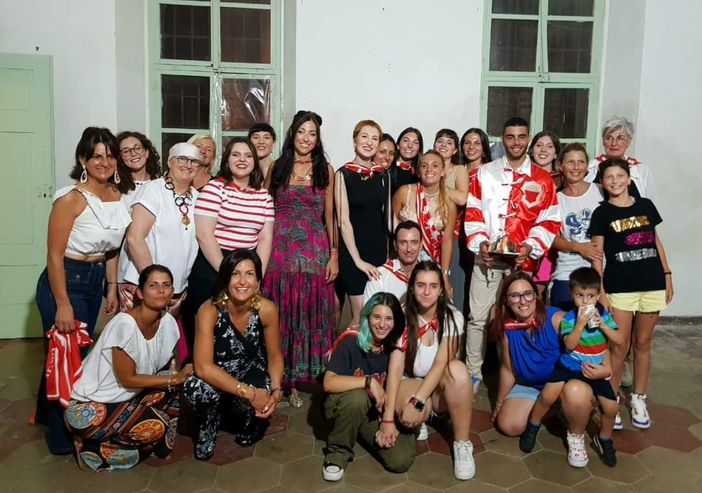 La presentazione di Antonio Mula "Shardana" al popolo aleramico (foto Comitato Palio Moncalvo)