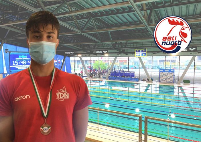 Andrea Giordano, atleta dell'Asti Nuoto