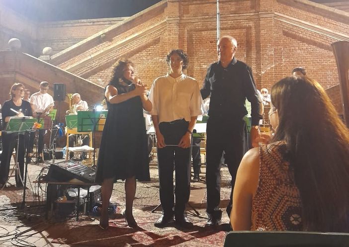 Successo per l'esibizione della banda municipale di Villafranca d'Asti