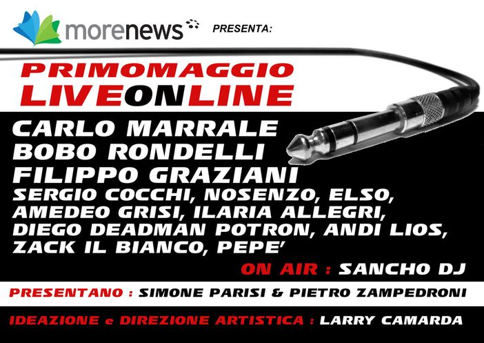 LiveOnLine: il concerto del Primo Maggio in diretta su tutti i giornali del gruppo MoreNews (Il trailer)
