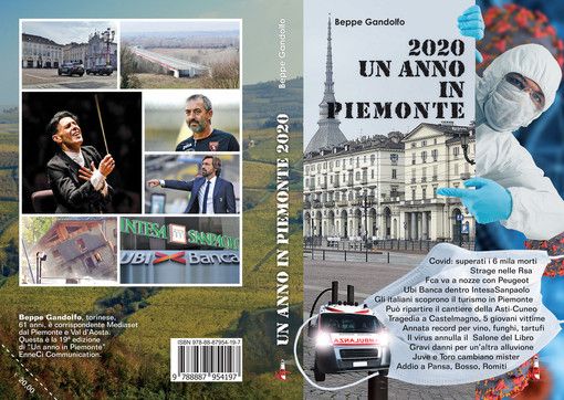 La copertina del libro di Beppe Gandolfo Un anno in Piemonte