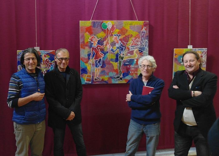 Nella foto, da sinistra a destra: Delmastro, Pinsoglio, Miroglio e Carisio