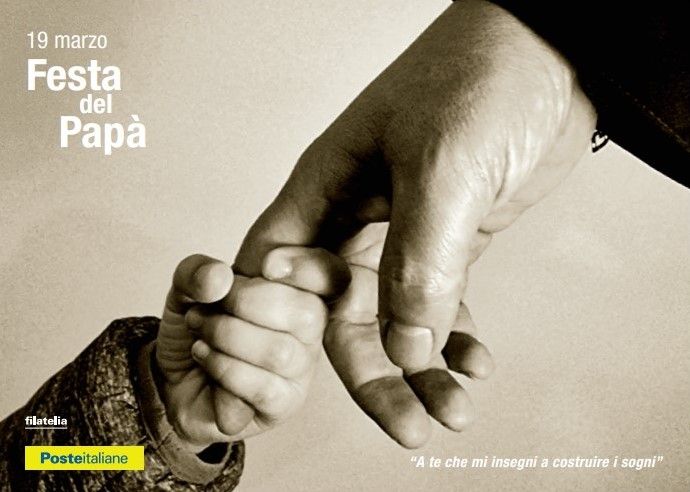 La cartolina dedicata alla Festa del Papà