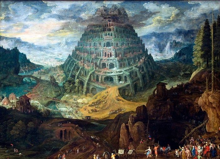 La torre di Babele nell'interpretazione del pittore fiammingo Tobias Verhaecht La torre di Babele nell'interpretazione del pittore fiammingo Tobias Verhaecht