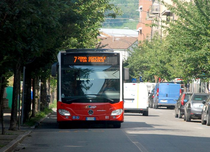 Un autobus della flotta di Asp