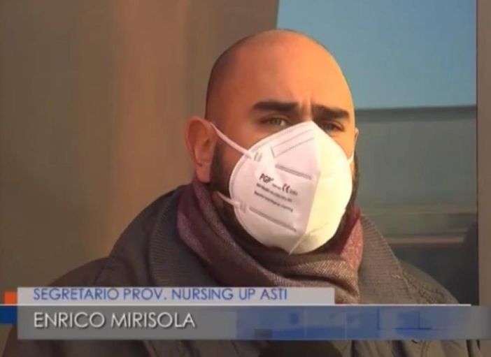 Enrico Mirisola, segretario aziendale Nursing Up di Asti
