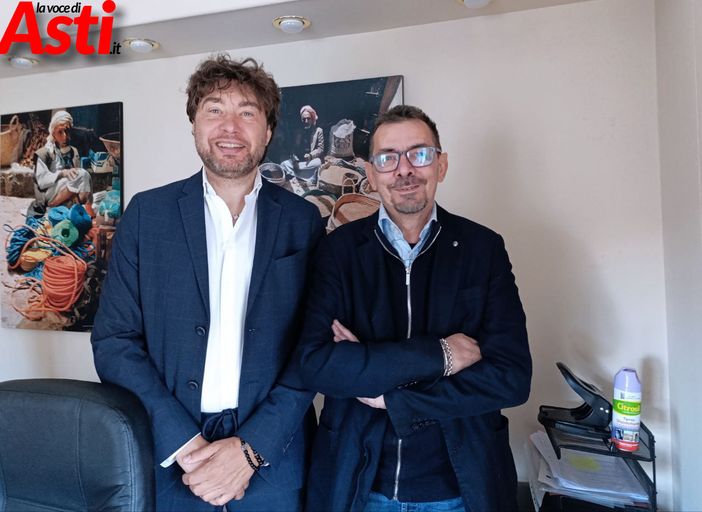 Andrea Visconti e Paolo Contardi, presidente e direttore Confesercenti Asti