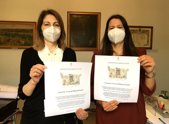 Anna Macchia, a sinistra, e Anna Rabino nell'edizione 2021 del concorso