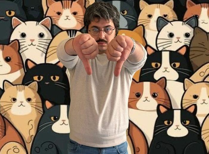 Il volontario Luca Tomatis ironizza emulando il pollice verso del sindaco Rasero in Consiglio comunale sul Pronto soccorso veterinario ad Asti