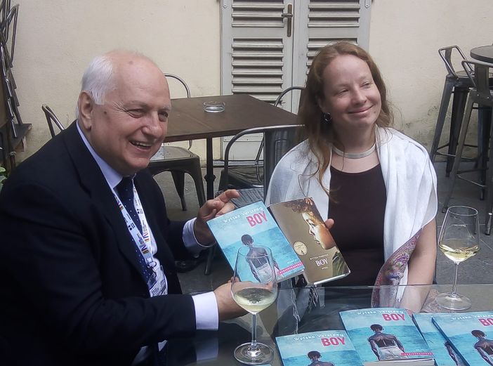 Wytske Wersteeg con Carlo Cerrato