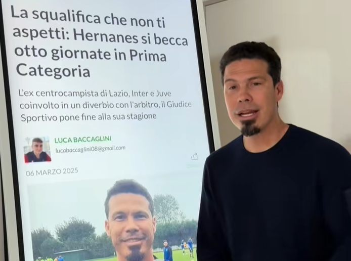 Il "profeta" in uno screenshot tratto dal video postato sui social