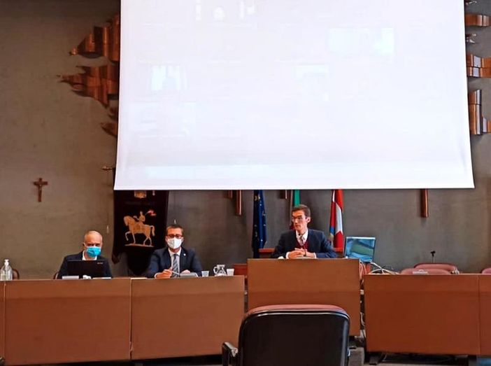 Nella foto il presidente Paolo Lanfranco, il Consigliere Provinciale Andrea Giroldo e il funzionario dott. Michele Maldonese