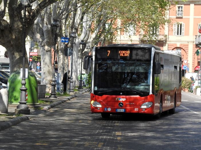 Un bus della linea urbana Asp