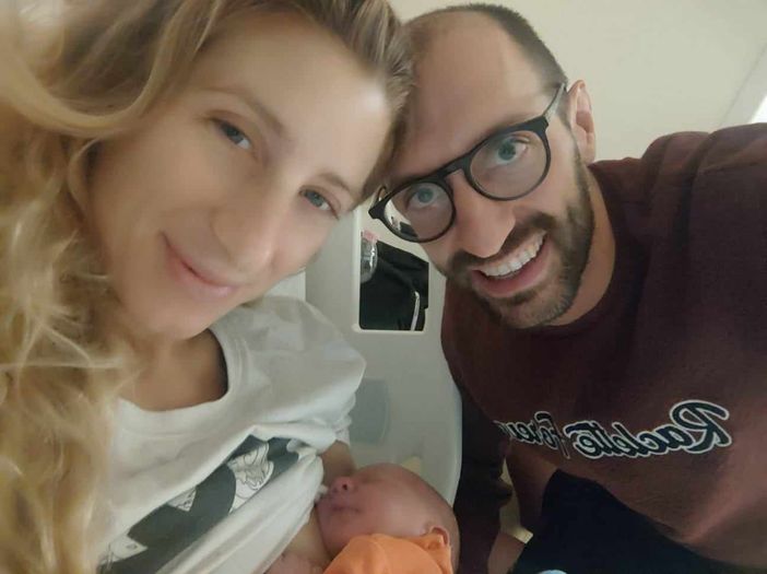 Gioele con mamma Zita e papà Alfredo Gioele con mamma Zita e papà Alfredo