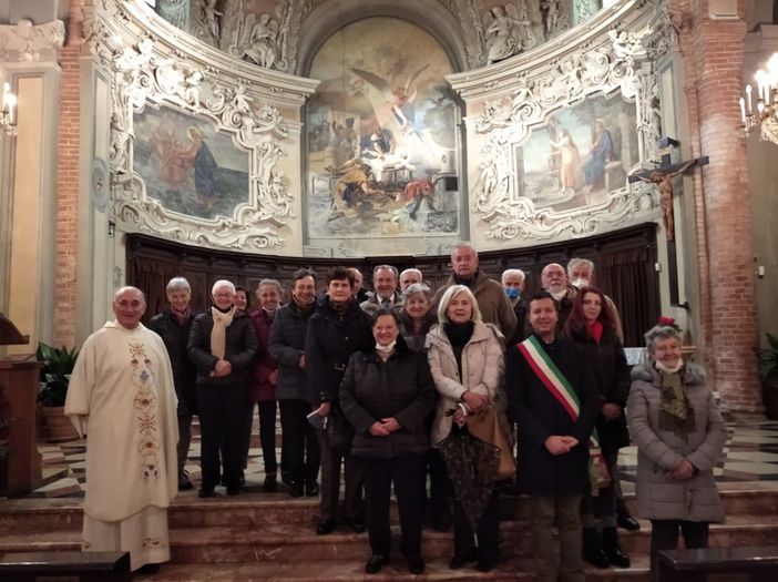 San Damiano questa mattina ha festeggiato il 50esimo dell'ordinazione di don Ramello San Damiano questa mattina ha festeggiato il 50esimo dell'ordinazione di don Ramello