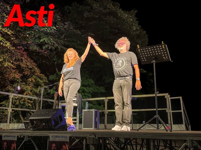 In foto: Giua e Matteo Saudino a Calamandrana In foto: Giua e Matteo Saudino a Calamandrana