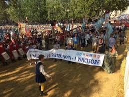 La protesta dei Comuni durante il Palio del 2 settembre La protesta dei Comuni durante il Palio del 2 settembre