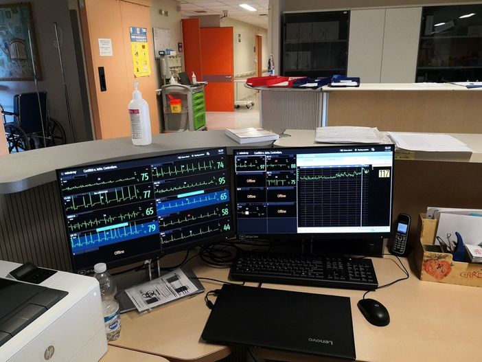 Immagini della nuova strumentazione disponibile presso la CCardiologia del Cardinal Massaia