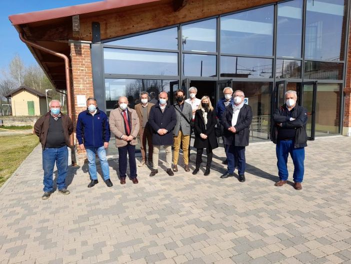 Il Direttore Generale dell'Asl di Asti questa mattina in visita a Castello di Annone Il Direttore Generale dell'Asl di Asti questa mattina in visita a Castello di Annone