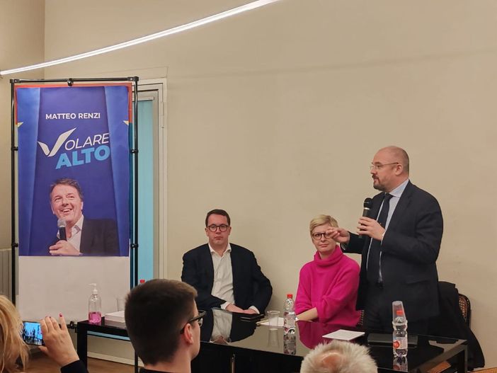 Immagini della tavola rotonda organizzata da Italia Viva