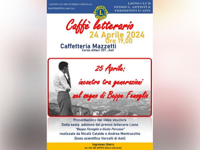 Amore e Resistenza: i giovani vincitori di un premio letterario Lions e l'eredità di Beppe Fenoglio