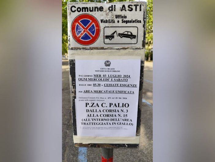 Asti: come verranno gestiti gli abbonamenti parcheggio nei giorni di mercato?