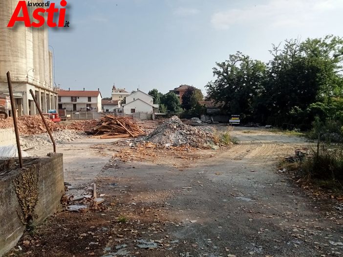 I lavori all'ex mulino