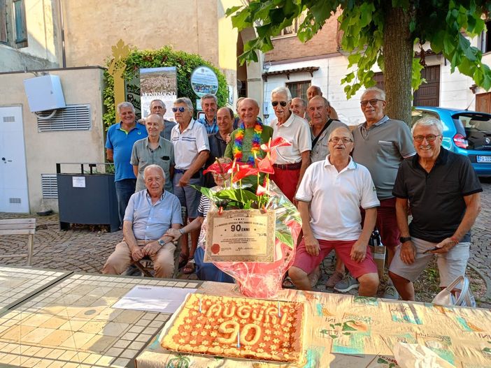 Montemagno festeggia i 90 anni del suo "Gino"
