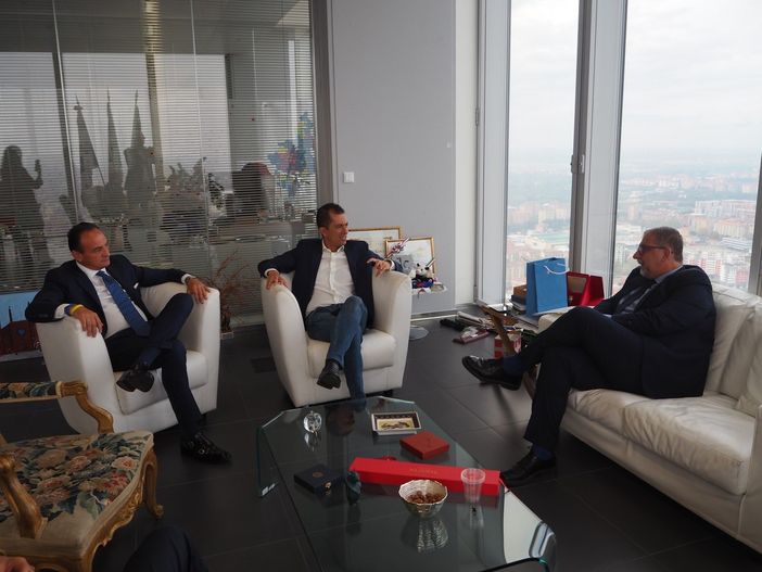 L'incontro tra Alberto Cirio, Marco Gabusi e Fabio Ciciliano L'incontro tra Alberto Cirio, Marco Gabusi e Fabio Ciciliano