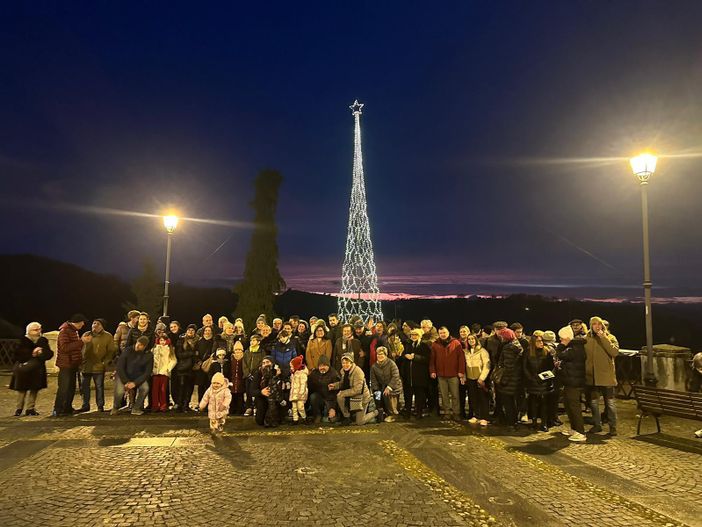 L'accensione dell'albero di Natale