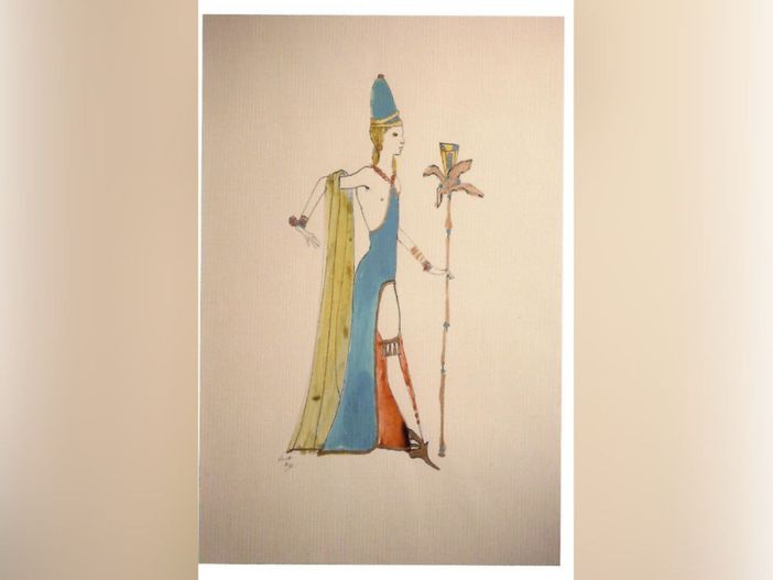 Uno dei bozzetti in esposizione ad Asti Uno dei bozzetti in esposizione ad Asti