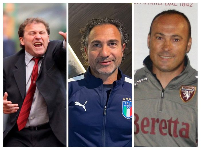 Nel collage fotografico, da sinistra a destra: Camolese, Cascino, Asta Nel collage fotografico, da sinistra a destra: Camolese, Cascino, Asta