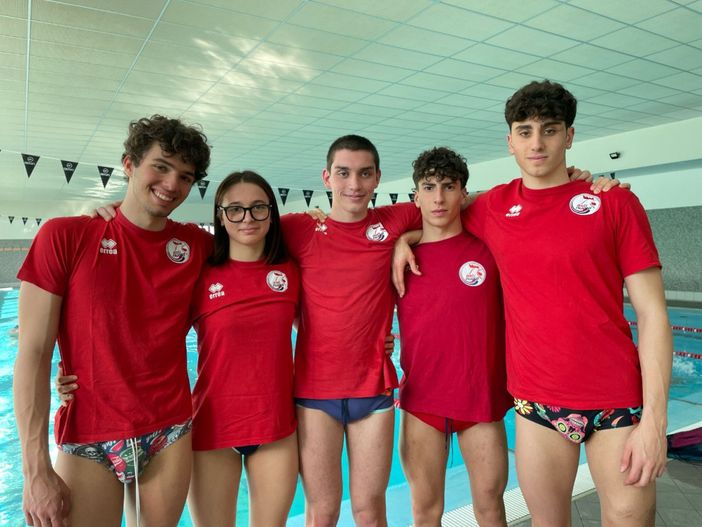 I cinque atleti che saranno impegnati ai Criteria nazionali giovanili