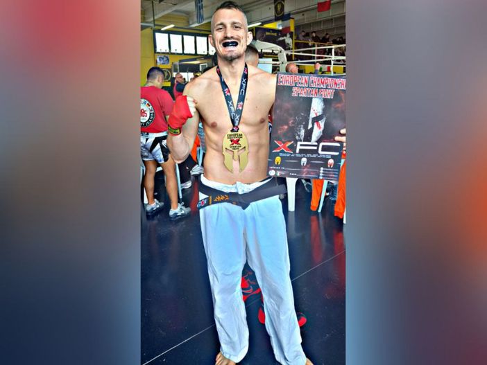 Oro europeo per Fabiano Baldi (Fight Team School) nel karate kumite combat