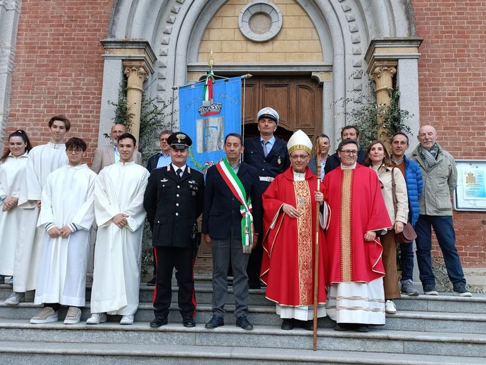 L'apertura della chiesa a Frinco