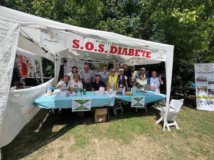 Il gazebo di Sos Diabete