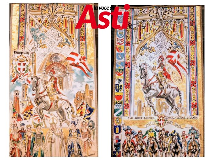 Ecco i Palii 2025, opera di Marisa Garramone [FOTO E VIDEO]