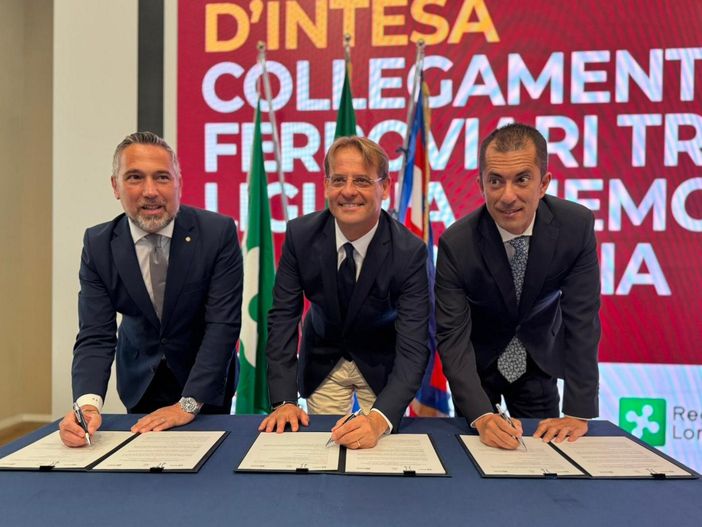 In foto: Franco Lucente, Marco Scajola e Marco Gabusi
