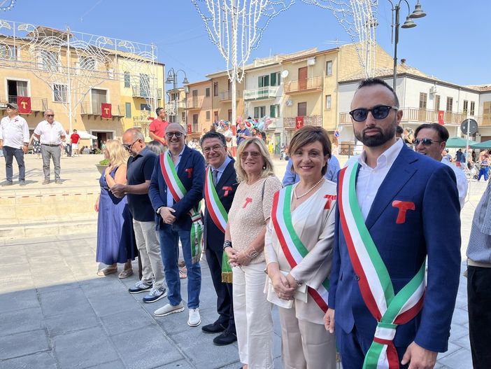 Il consigliere Toni Falletta a Milena