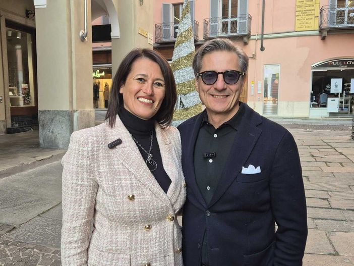 Il coordinatore provinciale di Forza Italia Marco Galvagno con la consigliera regionale Debora Biglia