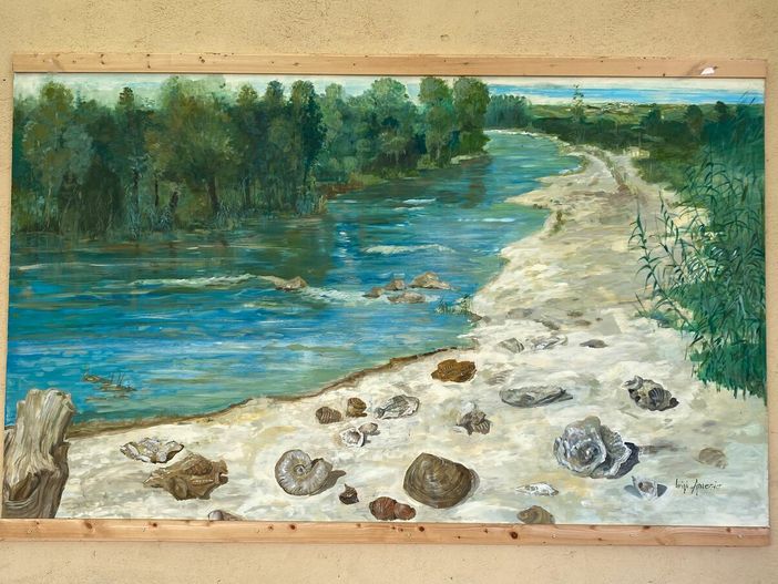 Il murale di Luigi Amerio Il murale di Luigi Amerio