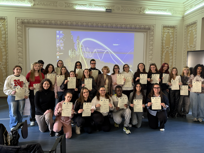 La consegna degli attestati agli studenti del "Quintino Sella"