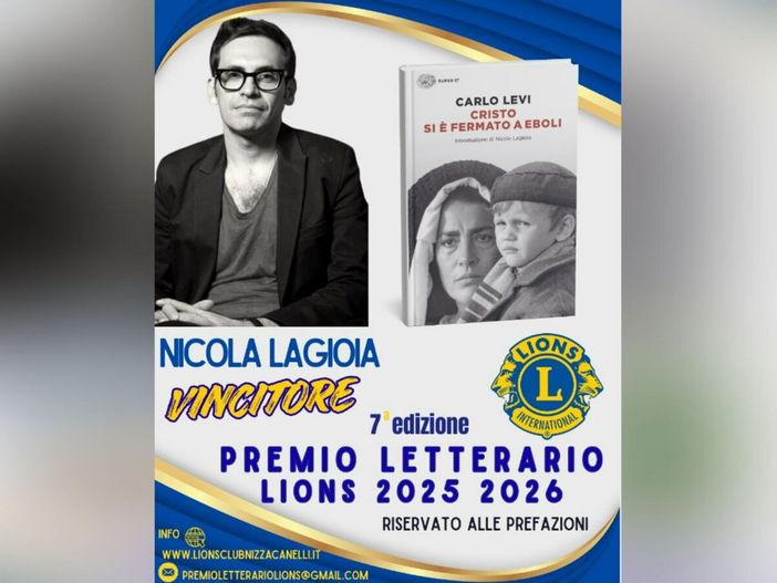 A Nicola Lagioia la VII edizione del Premio Lions per le prefazioni