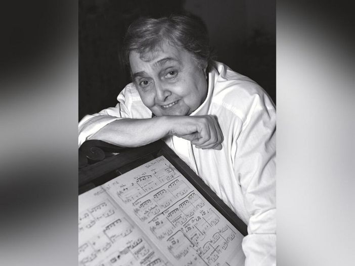 Lidia R. Bianco ritratta dall'obiettivo di Giulio Morra (foto tratta dal trimestrale Astigiani)