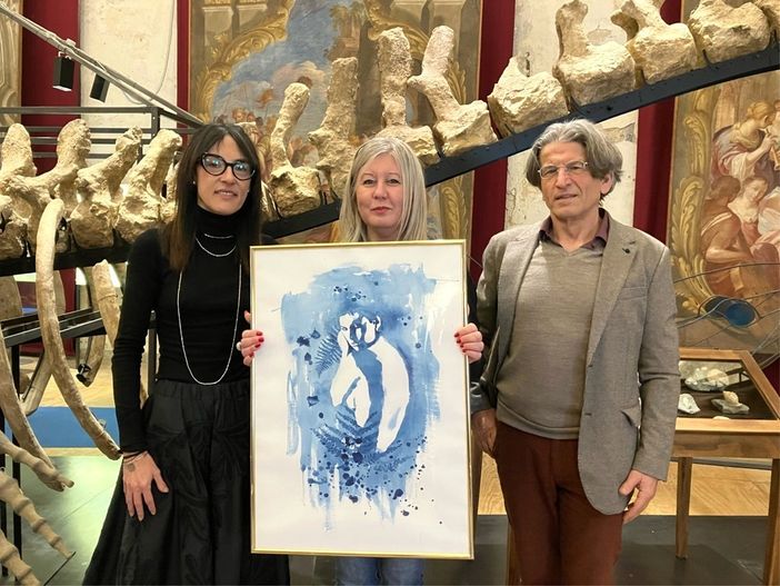 Porta tra la presidente Rabellino e Graziano Delmastro, direttore del Parco