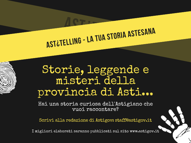 Storie, misteri e leggende della provincia astigiana approdano sul portale Astigov Storie, misteri e leggende della provincia astigiana approdano sul portale Astigov