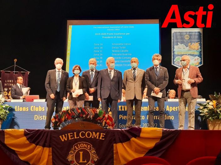 Alcune immagini dell'assemblea lionistica svoltasi all'Alfieri