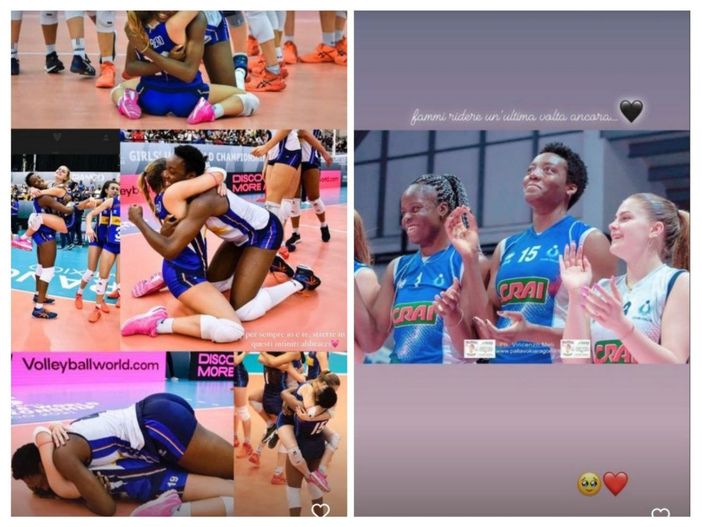 Le immagini postate da Emma Barbero nelle sue storie Instagram